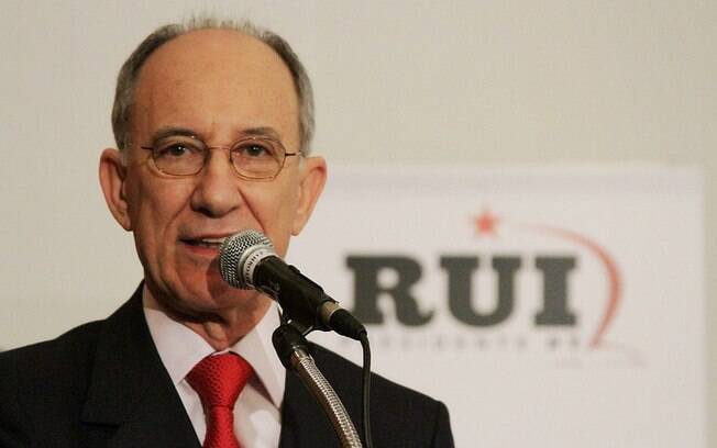 O presidente nacional do PT, Rui Falcão: documento foi apresentado em coletiva do político