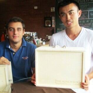 Vinícius e Guto, fundadores do The Hunch Box
