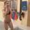 Robertha Portella optou por começar o dia com um banho. Foto: Reprodução