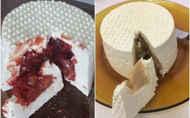 José Giglio criou uma receita de queijo recheado.