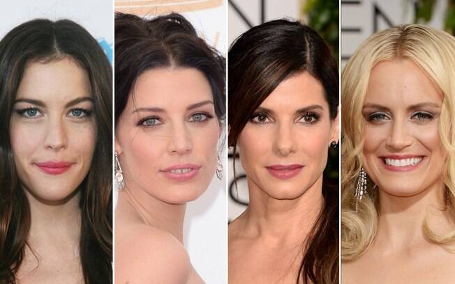 Liv Tyler, Jessica Paré, Sandra Bullock e Taylor Schilling têm algo em comum: usam batom manchadinho no tapete vermelho