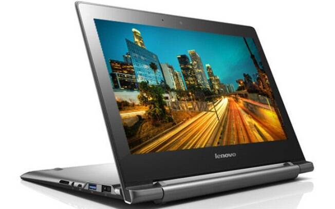 Lenovo Chromebook N20p tem tela sensível ao toque e teclado que gira 300 graus