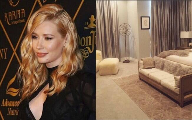 Iggy Azalea compartilhou em seu Instagram uma foto da decoração de seu quarto, pela qual ela está apaixonada Iggy Azalea compartilhou em seu Instagram uma foto da decoração de seu quarto, pela qual ela está apaixonada