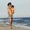 Caio Blat levou o filho Bento para se divertir nas areias da Barra da Tijuca, no Rio (04/07/12). Foto: Photo Rio News