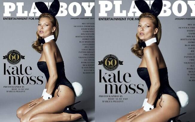 Kate Moss é a capa de janeiro/fevereiro de 2014 da 'Playboy'