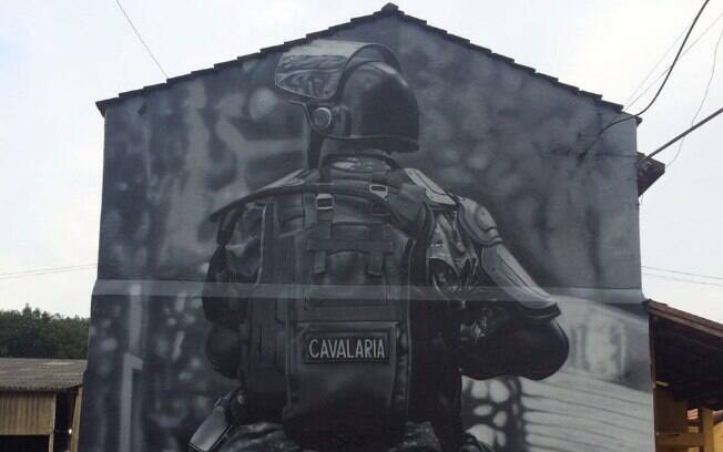 Movimento cultural urbano entra nos Quarteis do Policiamento de Choque para mostrar sua arte