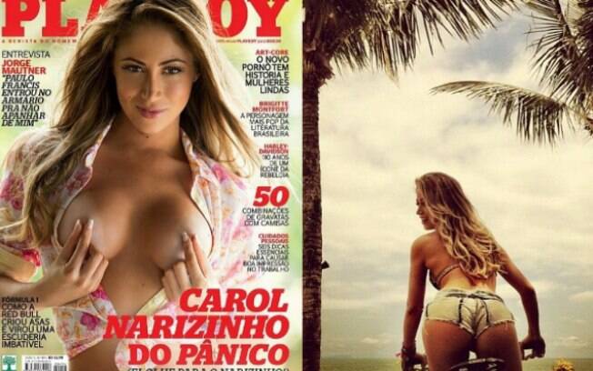 A Panicat Carol Narizinho foi destaque na edição de março da Playboy
