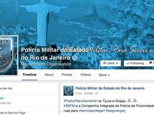 Policiais do Rio de Janeiro recebem denúncias possíveis crimes por meio de redes sociais