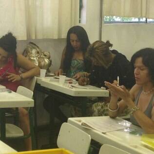 Para saber em qual módulo do supletivo serão matriculadas, as participantes fizeram uma prova