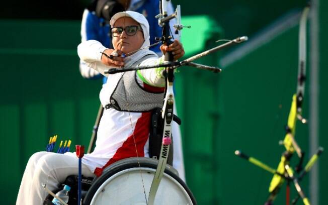 A iraniana Zahra Nemati competindo no Rio. Foto: Rio 2016/REPRODUÇÃO