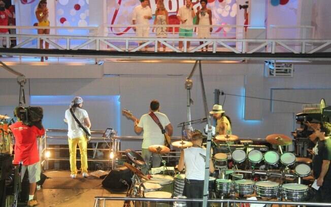 Grupo se apresentou para convidados em camarote no carnaval de Salvador