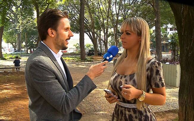 Angel Lima em entrevista para o 'TV Fama'