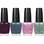 As cores da OPI: “Kiss me on my Tulips”, “Vampsterdam”, “I Have a Herring Problem”, “Pedal Faster Suzi!”, “Thanks a WindMillion”, “Red Lights Ahead… Where?”. Foto: Divulgação