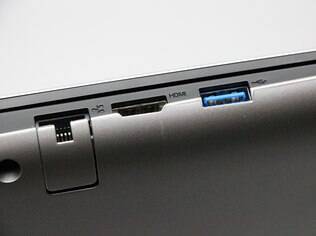 Apesar de básico, ultrabook da Lenovo possui entrada HDMI e conexão USB 3.0