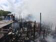 Incêndio atinge favela na zona oeste de SP