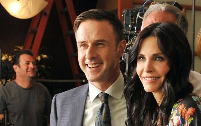 David Arquette e Courteney Cox, quando ainda eram casados