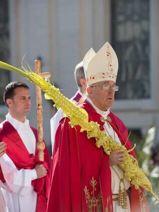 Papa Francisco celebra missa do Domingo de Ramos na Praça de São Pedro, Vaticano (29/03)