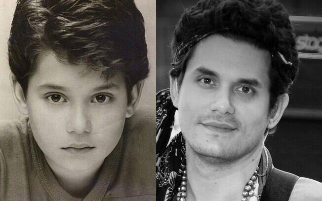 John Mayer quando tinha 11 anos e agora, aos 35