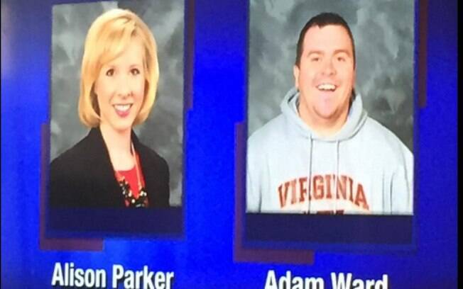 A repórter Allison Parker e o câmera Adam Ward foram mortos por atirador enquanto faziam gravação na Virgínia, EUA