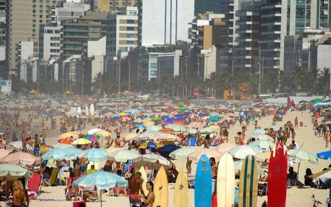 termômetros chegaram a marcar 39ºC no Rio de Janeiro nesta quinta-feira (05/12/2013)