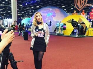 Carol Moreira durante a CCXP 2016