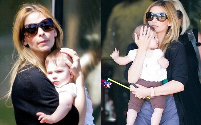 Sarah Michelle Gellar e a pequena Charlotte