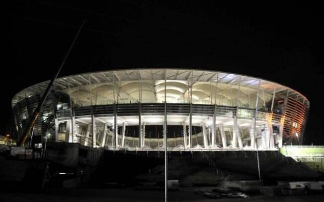 Obras dos estádios brasileiros da Copa 2014, em fevereiro