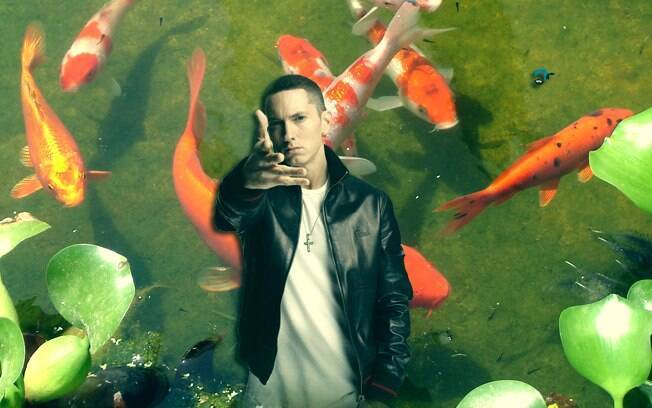 Eminem só consegue se concentrar antes dos shows com um lago cheio de carpas no camarim