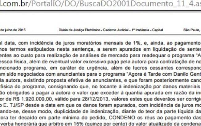 Justiça condena Danilo Gentili a pagar multa milionária à Band