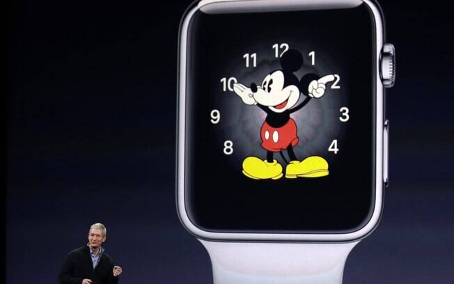 Tim Cook apresenta versões do Apple Watch em evento realizado em São Francisco, na Califórnia,, nos Estados Unidos