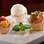 Trouxinha de massa filo com frutas caramelizadas e sorvete de creme, no Boteco Dona Rosa. Foto: Divulgação/Restaurant Week SP