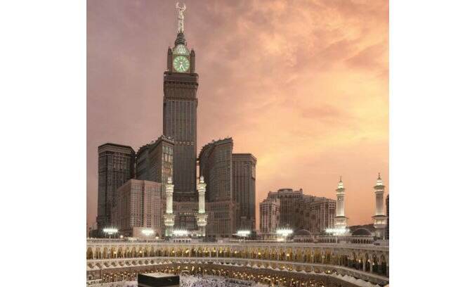 Makkah Royal Clock Tower (Arábia Saudita), 601 metros Makkah Royal Clock Tower (Arábia Saudita), 601 metros