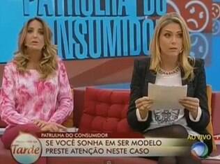 Ticiane e Ana ficam chocadas quando mulher fala que o programa é