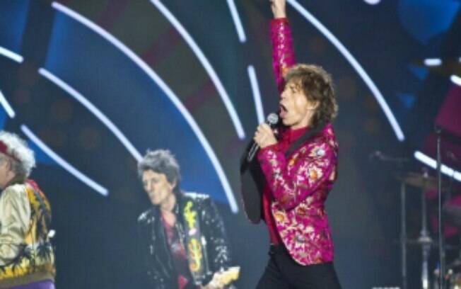 Mick Jagger em show do Rolling Stones, no Rio