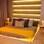 Cama usada na suite de Michel Teló pode ser embutida na parede, o que traz mais espaço ao ambiente. Foto: Divulgação