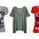 Camiseta Renner: R$ 29,90; camiseta C&A: R$ 49,90; camiseta Renner R$ 29,90 . Foto: Divulgação