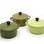 Três minicocottes Le Creuset green com capacidade para 300ml. R$ 281. Foto: Divulgação