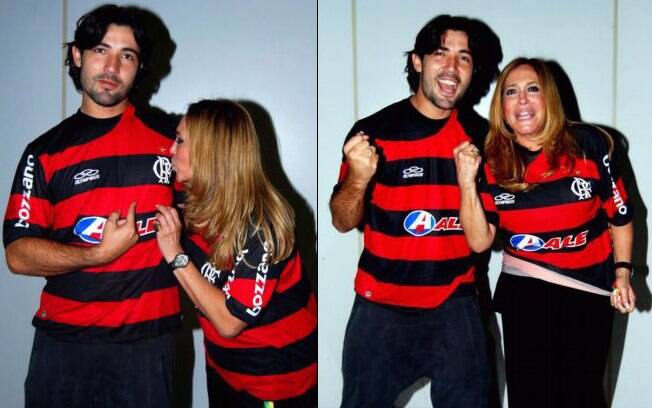 Susana Vieira e Sandro Pedroso: Flamengo