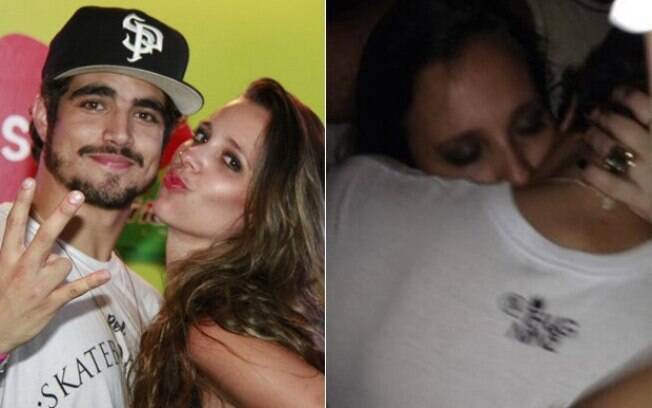 Durante o Rock in Rio, em setembro de 2013, o ator foi fotografado aos beijos com Angelis, a vencedora da 'Fazenda de Verão', que se assumiu lésbica no reality