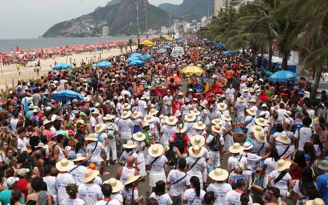 Foto do bloco Maracatú em Ipanema no carnaval 2012