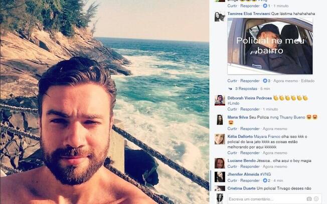 Lucas Valença chamou a atenção e teve seu Instagram e Facebook invadidos por comentários dos novos fãs