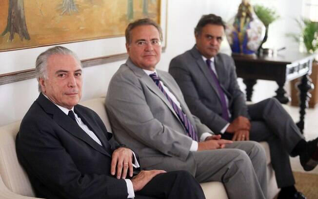 Reunião entre peemedebistas e Aécio ocorreu na residência oficial do Senado, em Brasília