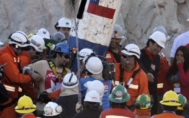 Renán Ávalos Silva, de 29 anos, foi o 25º mineiro resgatado da jazida de San José