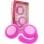 Tem cara de ioiô mas é um vibrador redondo com duas opções de capas: com estimulador do ponto G e sem. Boa dica para brincar sozinha ou com o parceiro (www.feelztoys.com). Foto: Divulgação