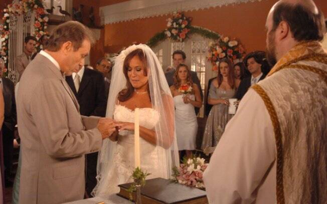 Maria do Carmo (Susana Vieira) e Giovani (José Wilker) em
