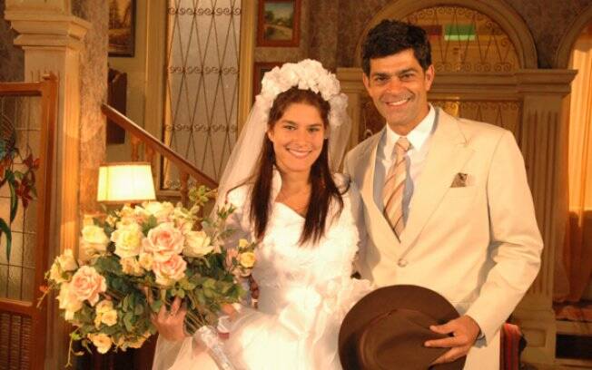 Serena (Priscilla Fantin) e Rafael (Eduardo Moscovis) em