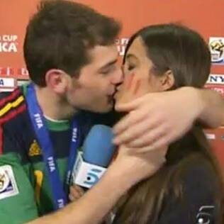 Casillas e a namorada Sara