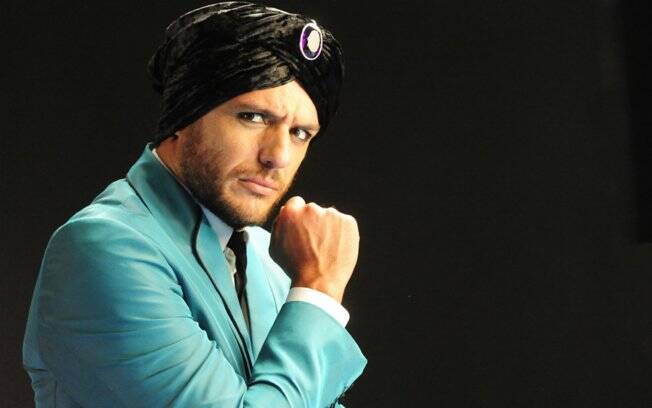 Rodrigo Lombardi como Herculano Quintanilha no remake de