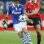 Rio Ferdinand marca Raul, que foi anulado durante toda a partida