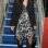 Print animal em um dos poucos flagras de Kate Middleton com roupas estampadas. Para não exagerar, casaqueto, meia-calça e sapatos pretos. Foto de 17 de janeiro de 2008. Foto: Getty Images